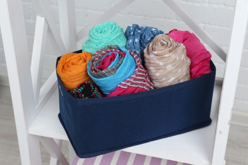 Buy organising products at the end of the organising process