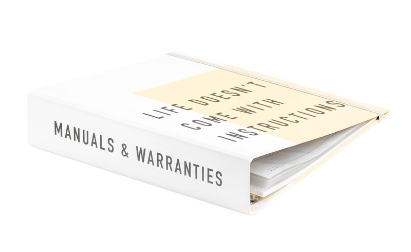 Filing your user manuals