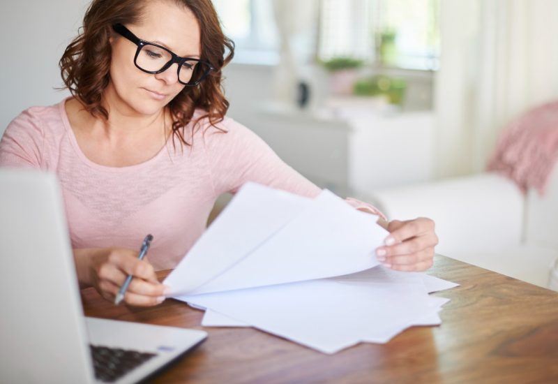 set up processes to deal with paper