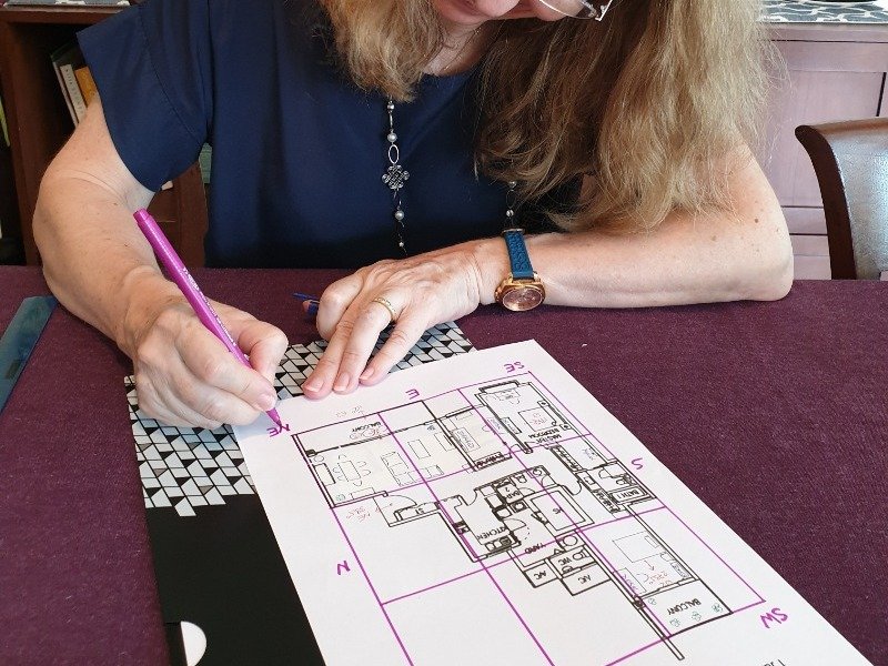 Lucy at work
