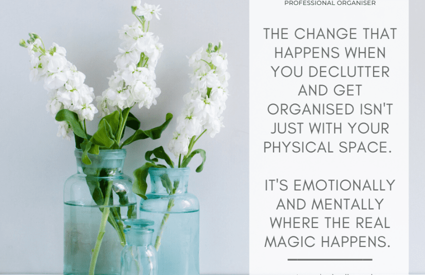 What happens when you declutter