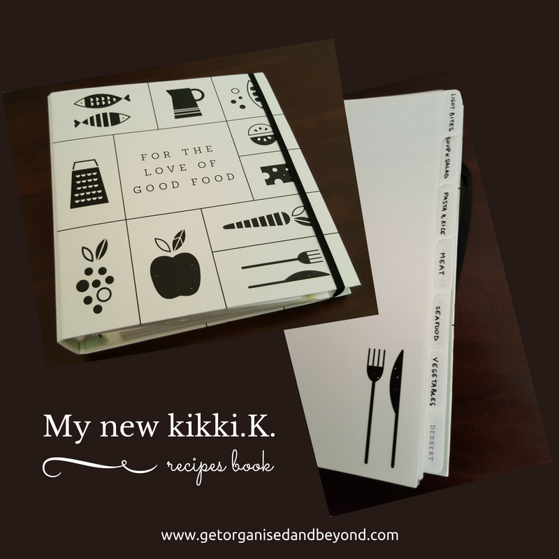 How to organise recipes