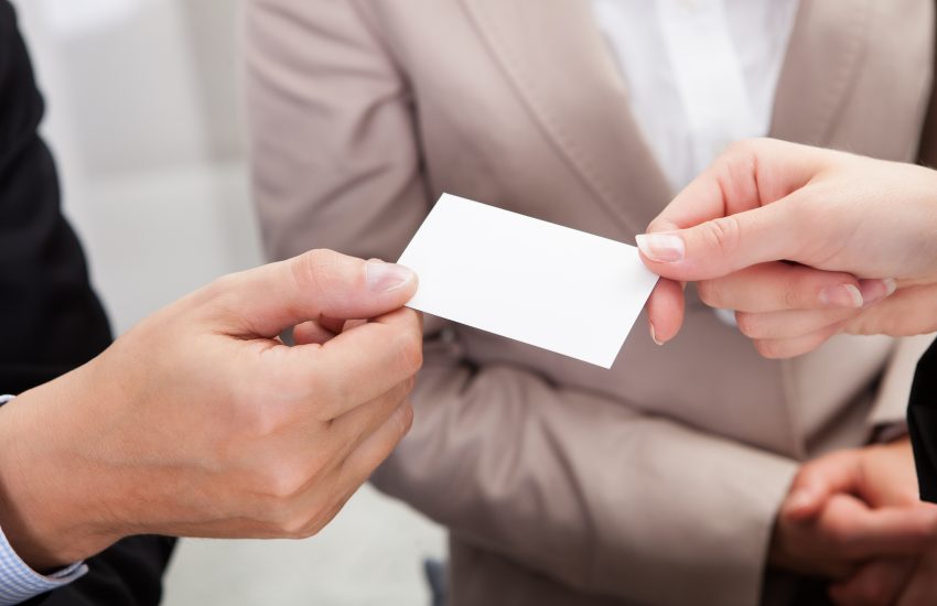 name card organisation tips