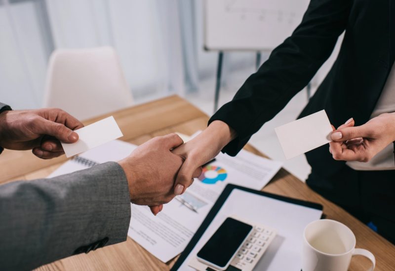 tips to organise business cards