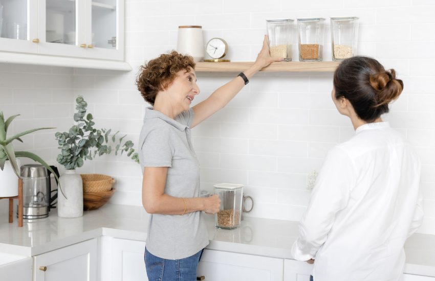 working with a professional organizer