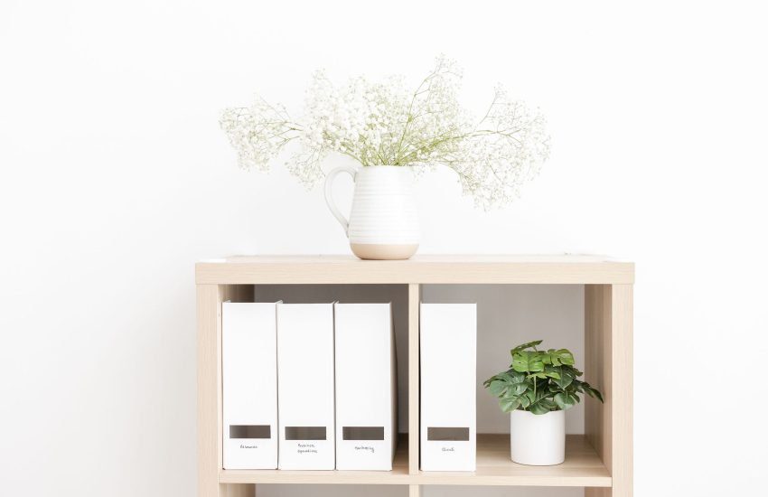 Organising paper at home